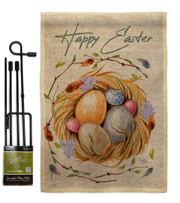 Easter Nest - Easter Spring Vertical Impressions Decorative Flags HG103074 Made In USA - Image 14