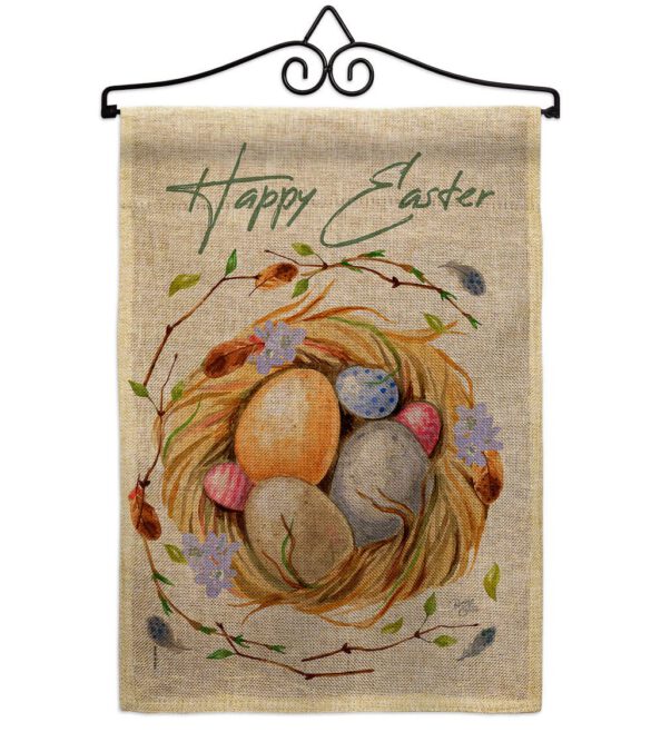 Easter Nest - Easter Spring Vertical Impressions Decorative Flags HG103074 Made In USA - Image 17