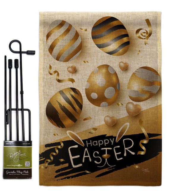 Golden Eggs Party - Easter Spring Vertical Impressions Decorative Flags HG103078 Made In USA - Image 14