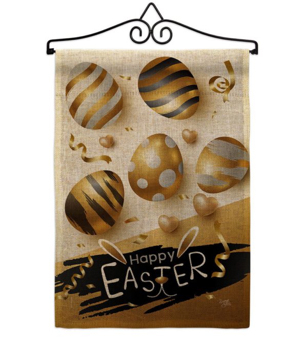 Golden Eggs Party - Easter Spring Vertical Impressions Decorative Flags HG103078 Made In USA - Image 17