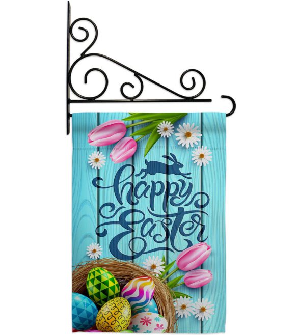 Daisy Egg Basket - Easter Spring Vertical Impressions Decorative Flags HG103080 Made In USA - Image 8