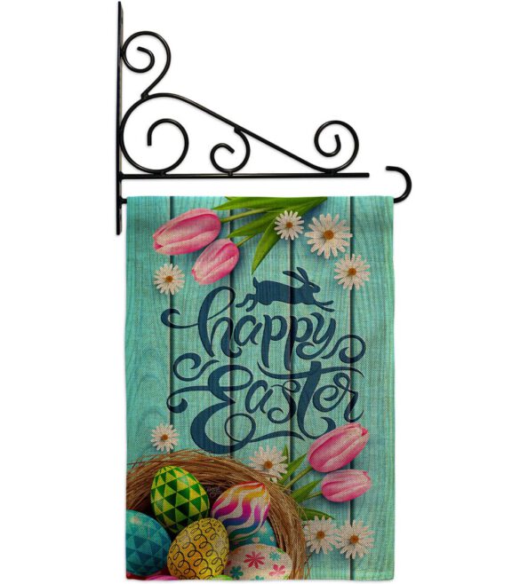 Daisy Egg Basket - Easter Spring Vertical Impressions Decorative Flags HG103080 Made In USA - Image 18