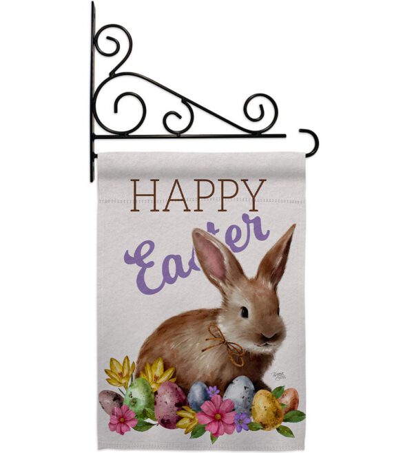 Bunny Eggs - Easter Spring Vertical Impressions Decorative Flags HG103083 Made In USA - Image 8