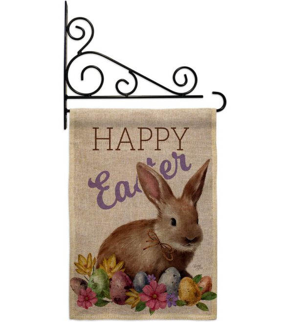 Bunny Eggs - Easter Spring Vertical Impressions Decorative Flags HG103083 Made In USA - Image 18
