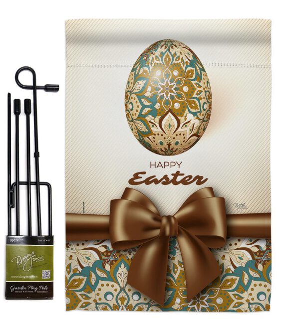 Easter Faberge Egg - Easter Spring Vertical Impressions Decorative Flags HG103085 Made In USA - Image 4