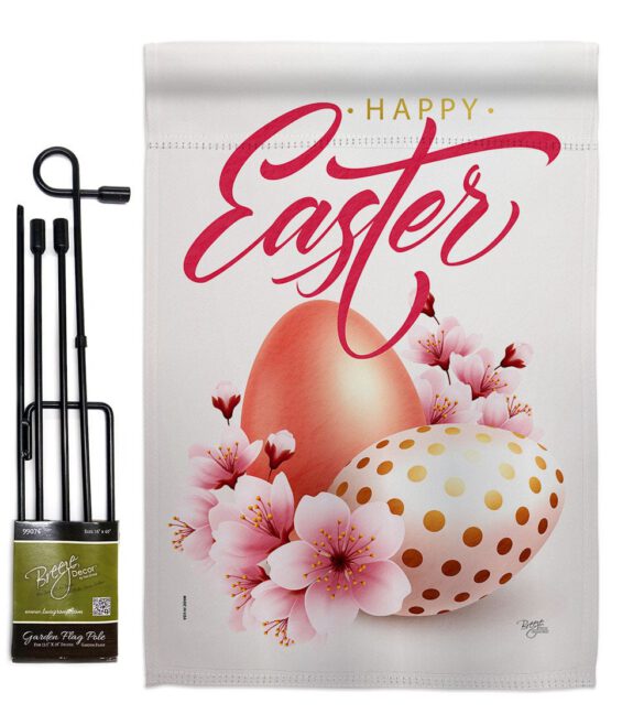 Easter Blooming - Easter Spring Vertical Impressions Decorative Flags HG103086 Made In USA - Image 4