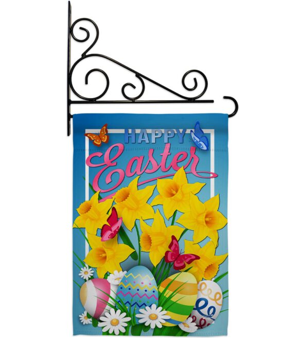 Daffodils Easter - Easter Spring Vertical Impressions Decorative Flags HG137154 Made In USA - Image 11