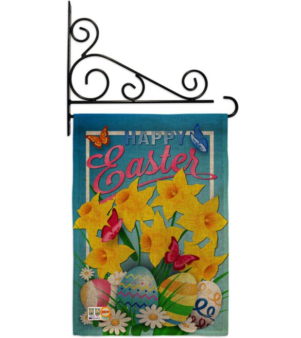 Daffodils Easter - Easter Spring Vertical Impressions Decorative Flags HG137154 Made In USA - Image 12
