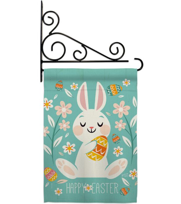 Cheerful Easter Bunny - Easter Spring Vertical Impressions Decorative Flags HG137345 Made In USA - Image 8