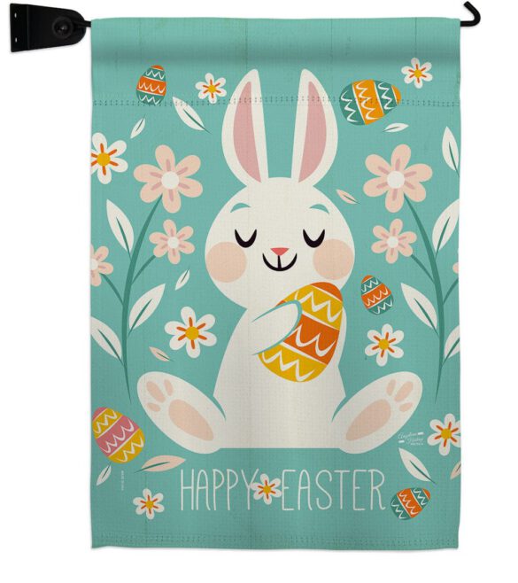Cheerful Easter Bunny - Easter Spring Vertical Impressions Decorative Flags HG137345 Made In USA - Image 21