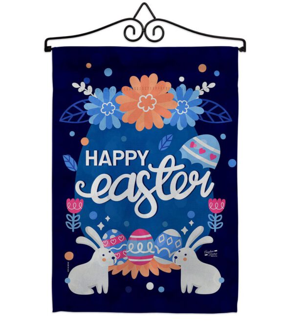 Happy Easter Bunny - Easter Spring Vertical Impressions Decorative Flags HG137365 Made In USA - Image 7