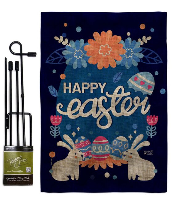 Happy Easter Bunny - Easter Spring Vertical Impressions Decorative Flags HG137365 Made In USA - Image 14