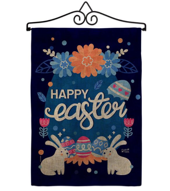 Happy Easter Bunny - Easter Spring Vertical Impressions Decorative Flags HG137365 Made In USA - Image 17