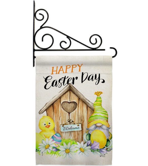 Easter Gnome - Easter Spring Vertical Impressions Decorative Flags HG137391 Made In USA - Image 8