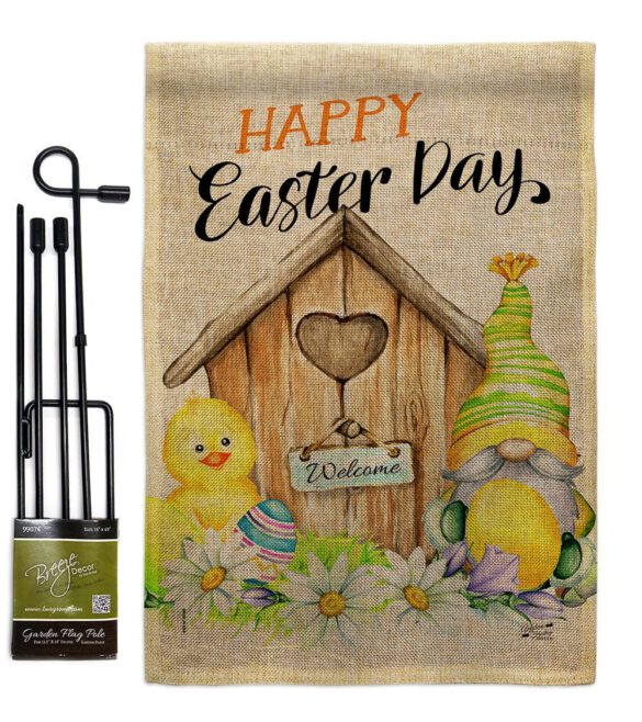 Easter Gnome - Easter Spring Vertical Impressions Decorative Flags HG137391 Made In USA - Image 14