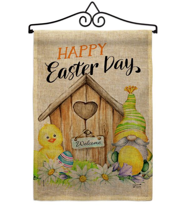 Easter Gnome - Easter Spring Vertical Impressions Decorative Flags HG137391 Made In USA - Image 17