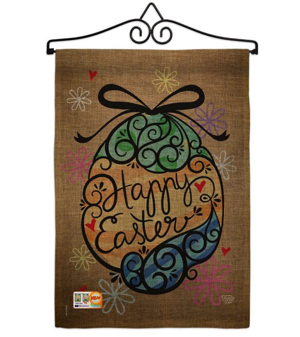 Colourful Happy Easter Egg - Easter Spring Vertical Impressions Decorative Flags HG192022 Made In USA - Image 10