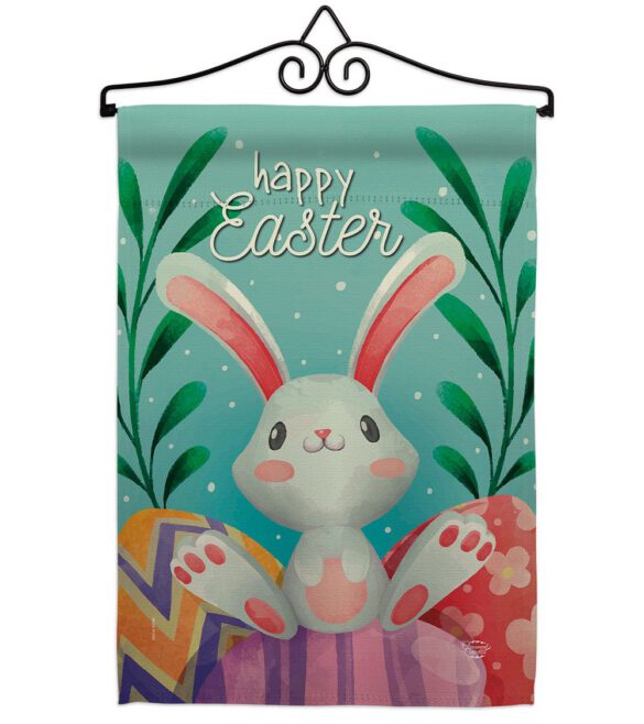 Colorful Easter Eggs - Easter Spring Vertical Impressions Decorative Flags HG192350 Made In USA - Image 7