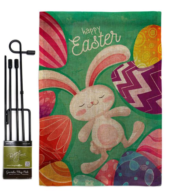 Easter Eggs - Easter Spring Vertical Impressions Decorative Flags HG192352 Made In USA - Image 14