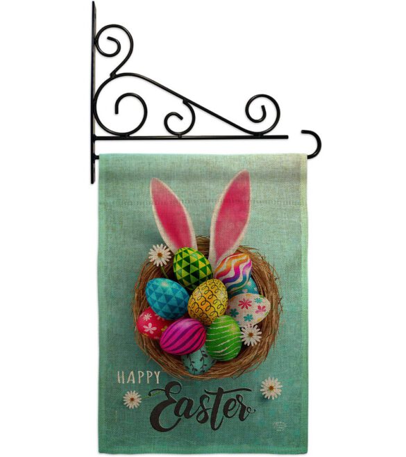 Bunny Easter Eggs - Easter Spring Vertical Impressions Decorative Flags HG192373 Made In USA - Image 18
