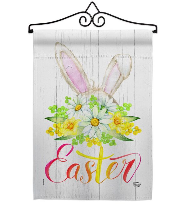 Floral Easter - Easter Spring Vertical Impressions Decorative Flags HG192406 Made In USA - Image 7