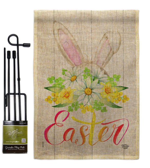 Floral Easter - Easter Spring Vertical Impressions Decorative Flags HG192406 Made In USA - Image 14