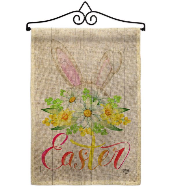 Floral Easter - Easter Spring Vertical Impressions Decorative Flags HG192406 Made In USA - Image 17