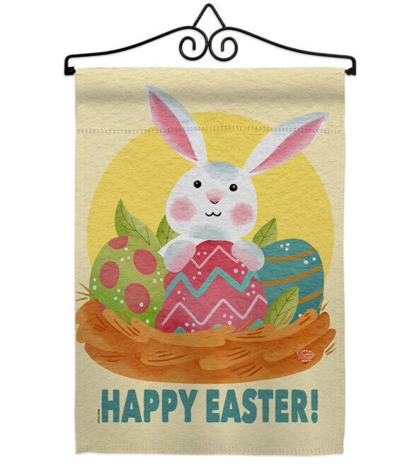 Easter Bunny Fun - Easter Spring Vertical Impressions Decorative Flags HG192421 Made In USA - Image 7