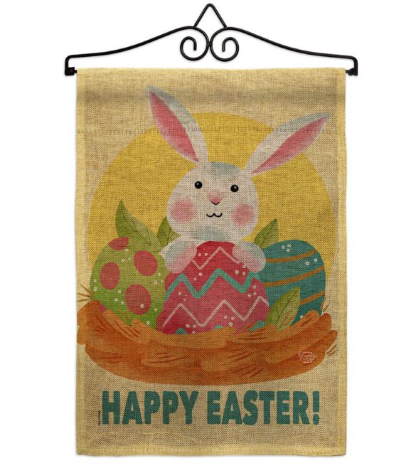 Easter Bunny Fun - Easter Spring Vertical Impressions Decorative Flags HG192421 Made In USA - Image 17