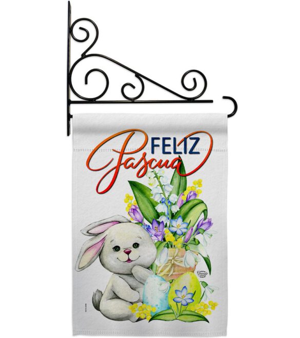 Easter Rabbit - Easter Spring Vertical Impressions Decorative Flags HG192456 Made In USA - Image 8