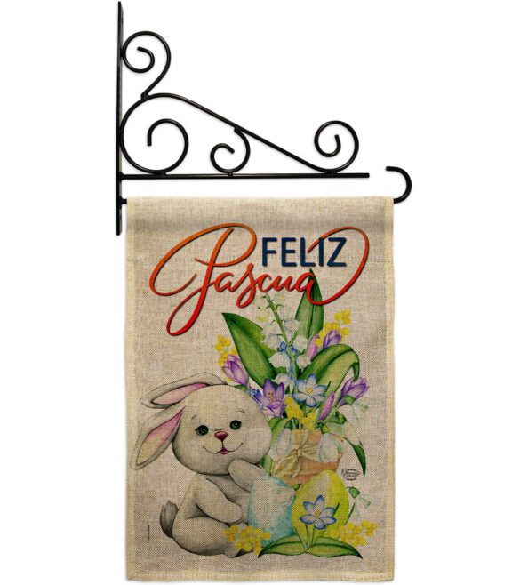Easter Rabbit - Easter Spring Vertical Impressions Decorative Flags HG192456 Made In USA - Image 18