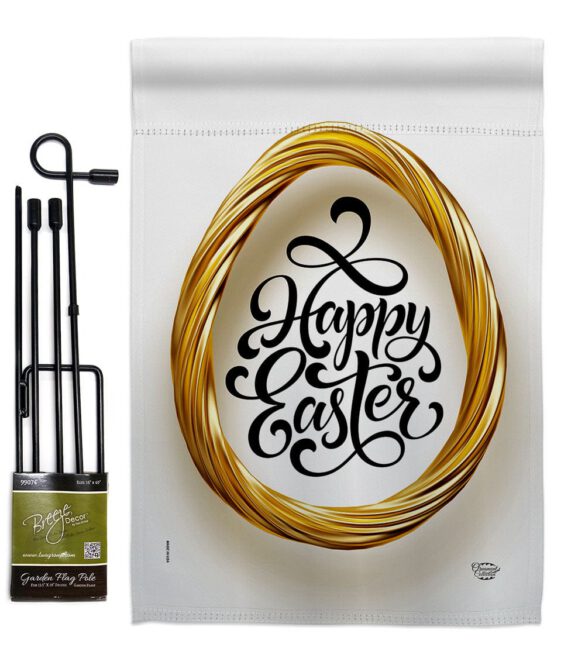 Golfen Easter Egg - Easter Spring Vertical Impressions Decorative Flags HG192498 Made In USA - Image 4