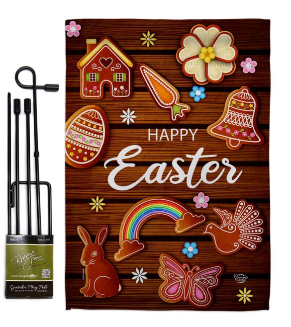 Chocolate Easter - Easter Spring Vertical Impressions Decorative Flags HG192502 Made In USA - Image 4
