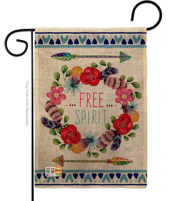 Free Spirit - Expression Inspirational Vertical Impressions Decorative Flags HG137006 Made In USA - Image 8