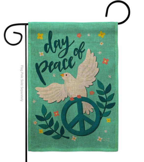Day of Peace - Expression Inspirational Vertical Impressions Decorative Flags HG137349 Made In USA - Image 11