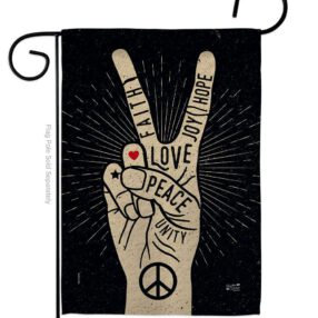 Faith Love Joy - Expression Inspirational Vertical Impressions Decorative Flags HG137415 Made In USA