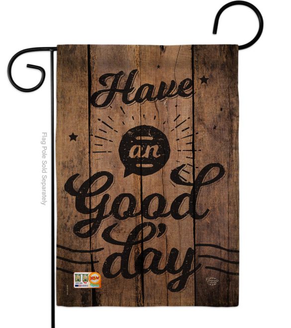 Have an Good Day - Expression Inspirational Vertical Impressions Decorative Flags HG191191 Made In USA - Image 8