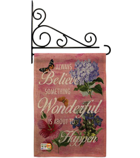 Always Believe - Expression Inspirational Vertical Impressions Decorative Flags HG115109 Made In USA - Image 13