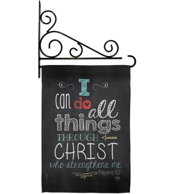 All Things Through Christ - Impressions Decorative Garden Flag G165119-BO - Image 12