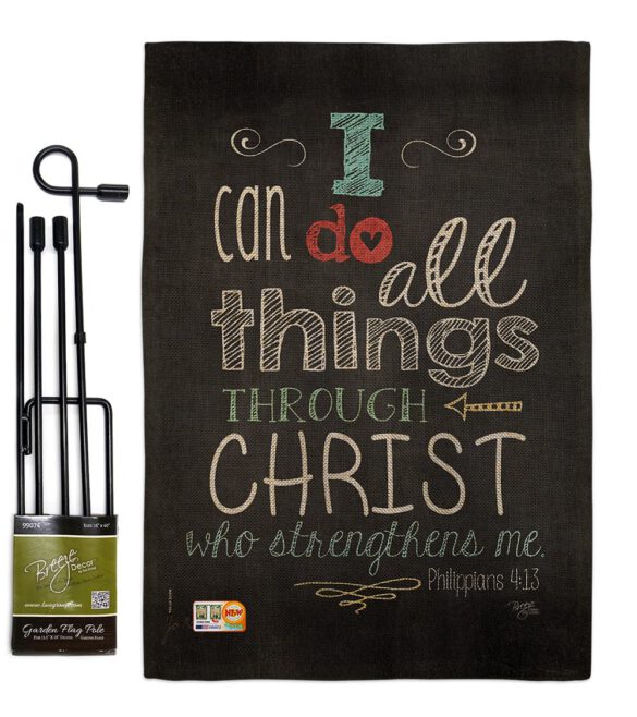 All Things Through Christ - Impressions Decorative Garden Flag G165119-BO - Image 10