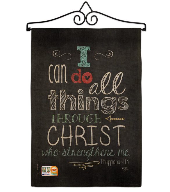 All Things Through Christ - Impressions Decorative Garden Flag G165119-BO - Image 11