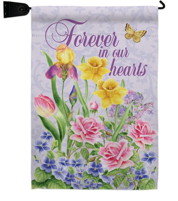 Forever In Our Heart - Expression Inspirational Vertical Impressions Decorative Flags HG115165 Made In USA - Image 21