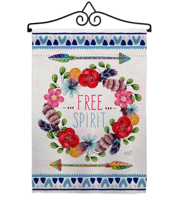 Free Spirit - Expression Inspirational Vertical Impressions Decorative Flags HG137006 Made In USA - Image 7