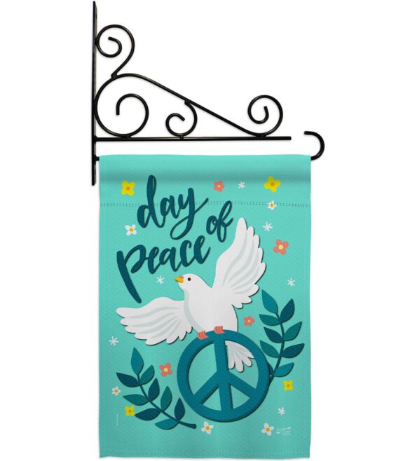 Day of Peace - Expression Inspirational Vertical Impressions Decorative Flags HG137349 Made In USA - Image 8