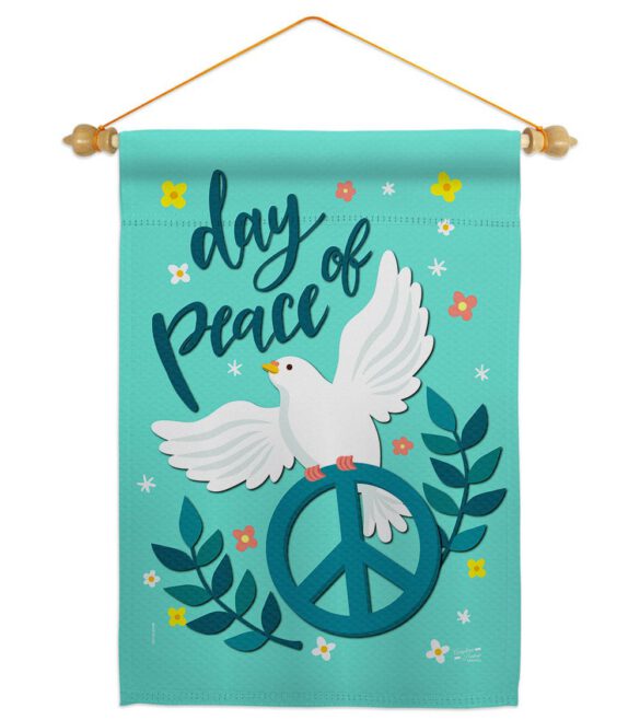Day of Peace - Expression Inspirational Vertical Impressions Decorative Flags HG137349 Made In USA - Image 23