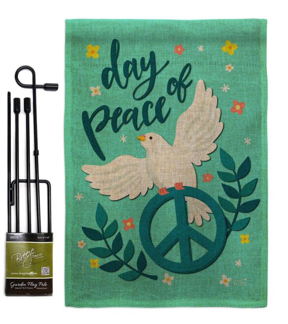 Day of Peace - Expression Inspirational Vertical Impressions Decorative Flags HG137349 Made In USA - Image 14