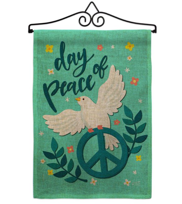 Day of Peace - Expression Inspirational Vertical Impressions Decorative Flags HG137349 Made In USA - Image 17