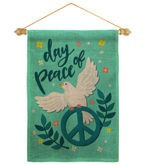 Day of Peace - Expression Inspirational Vertical Impressions Decorative Flags HG137349 Made In USA - Image 24