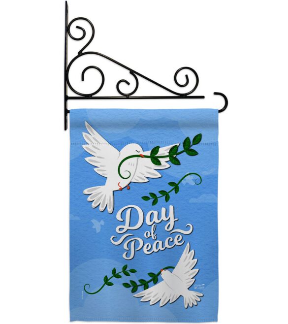 Day of Peace - Expression Inspirational Vertical Impressions Decorative Flags HG137400 Made In USA - Image 8