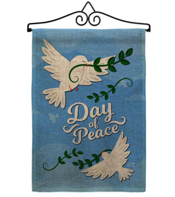 Day of Peace - Expression Inspirational Vertical Impressions Decorative Flags HG137400 Made In USA - Image 17